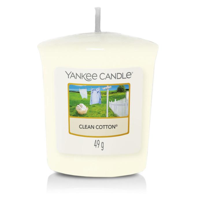 Yankee Candle Petite jarre Clean Cotton / Coton Frais 